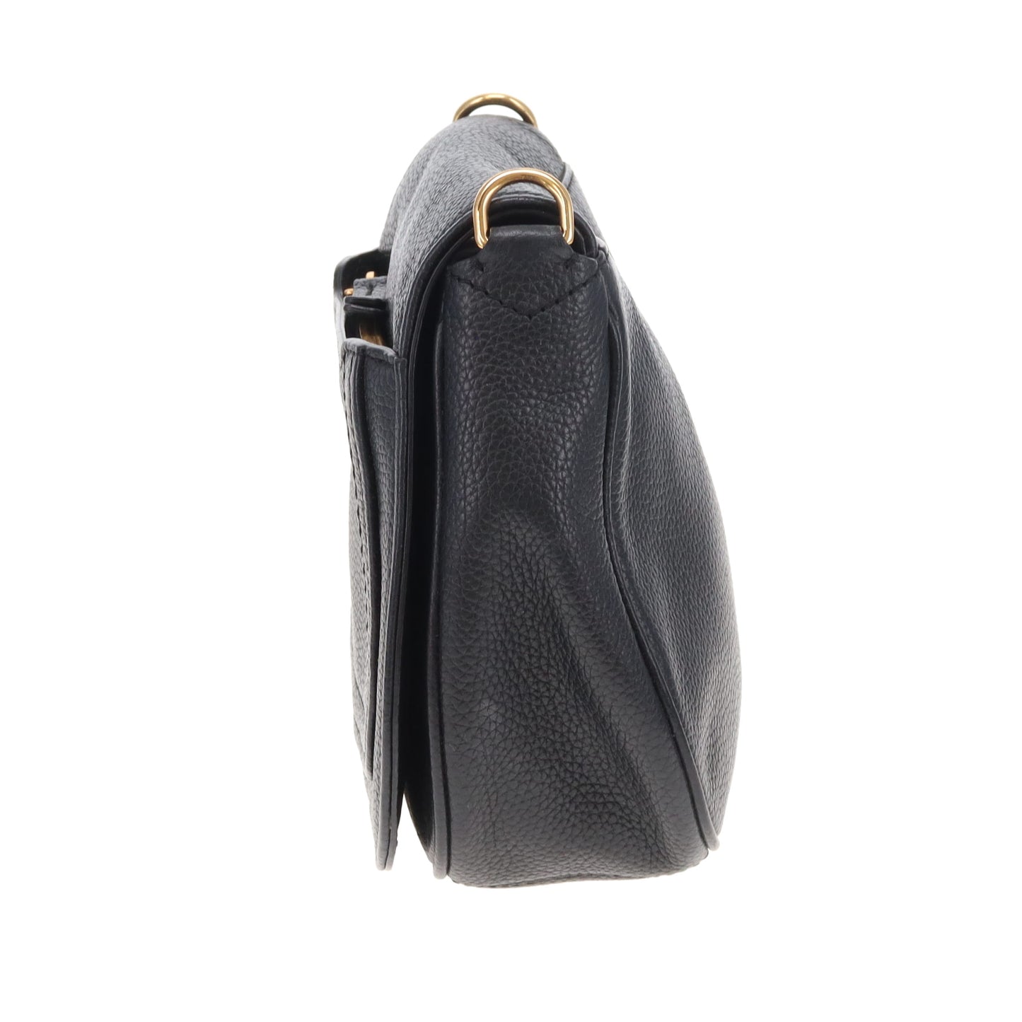 Marc Jacobs Empire City Saddle Bag Black GHW