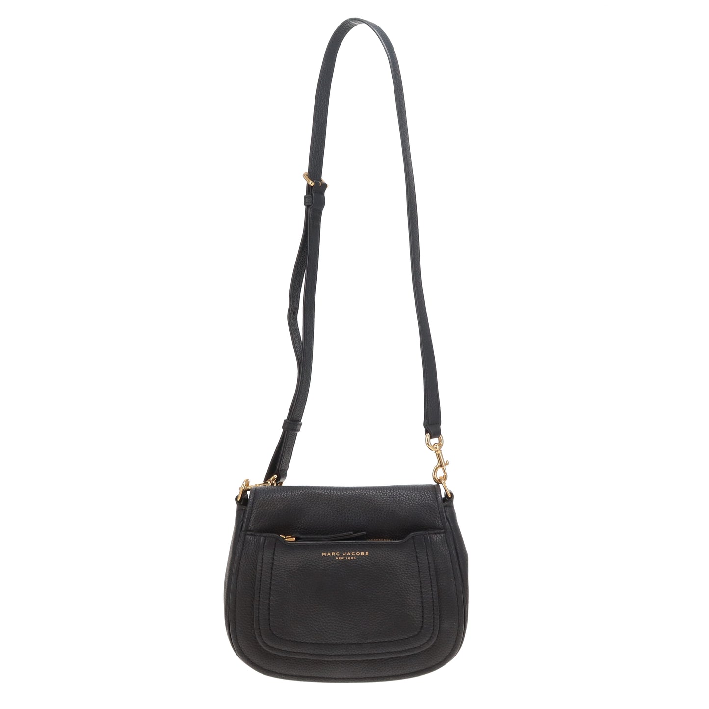 Marc Jacobs Empire City Saddle Bag Black GHW