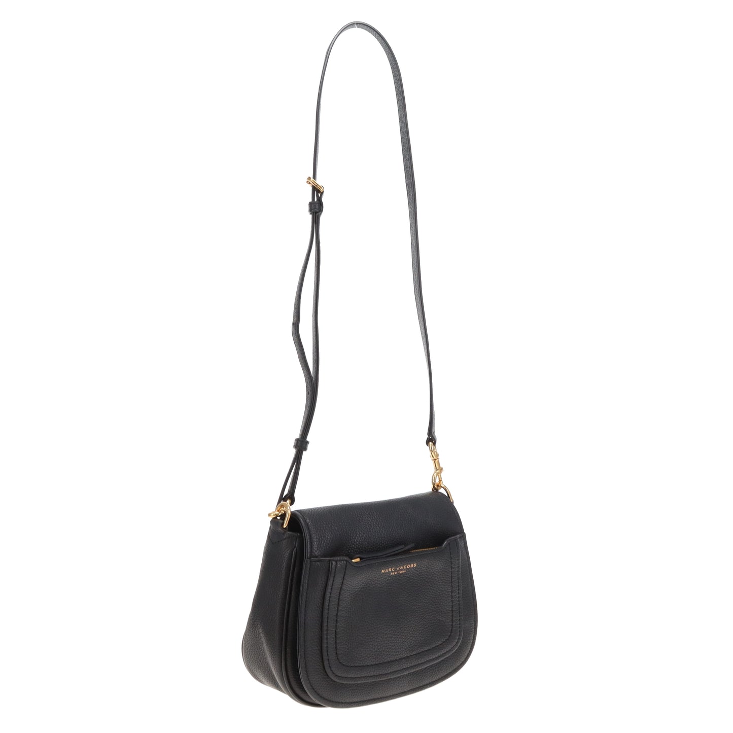 Marc Jacobs Empire City Saddle Bag Black GHW