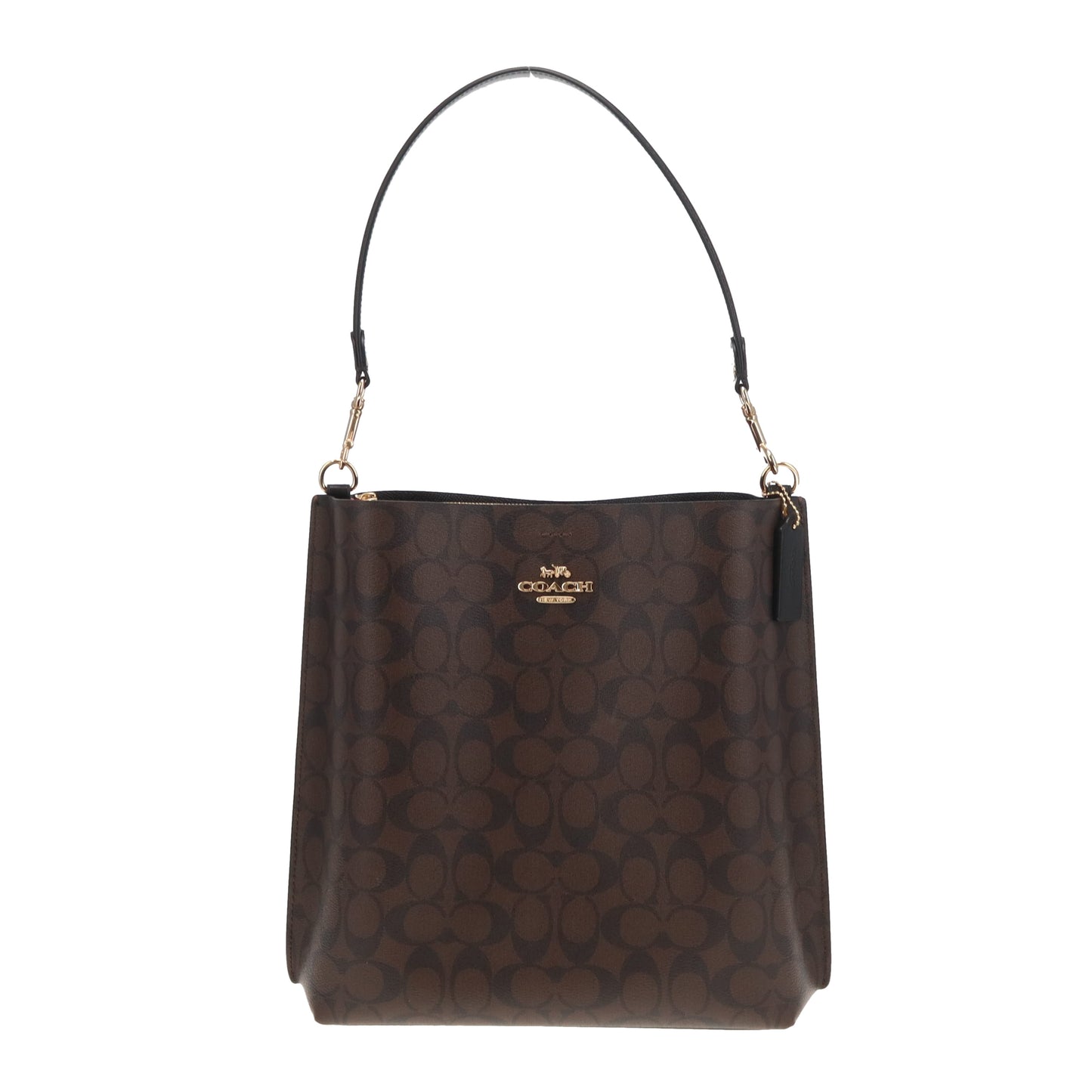 Coach Mollie Bucket Bag Brown Signature Canvas