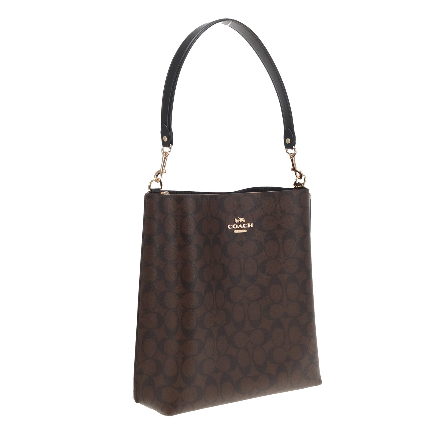 Coach Mollie Bucket Bag Brown Signature Canvas