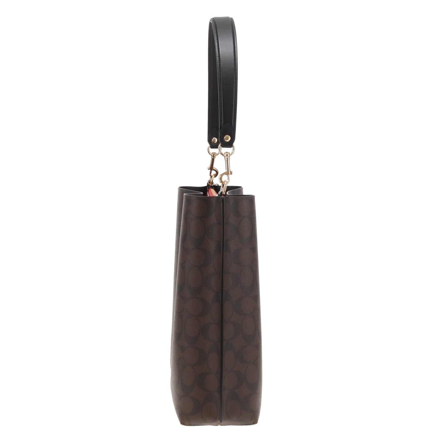 Coach Mollie Bucket Bag Brown Signature Canvas