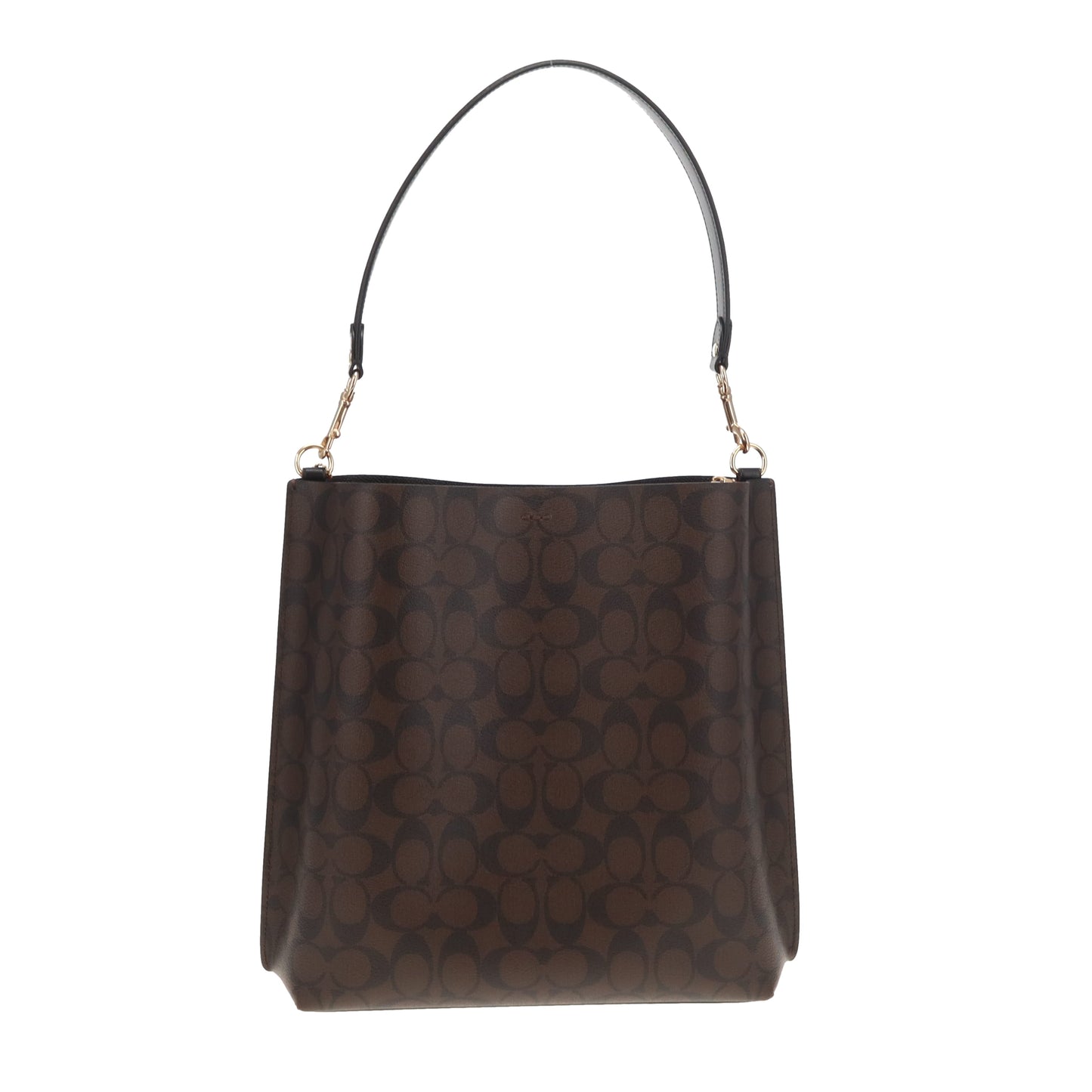 Coach Mollie Bucket Bag Brown Signature Canvas