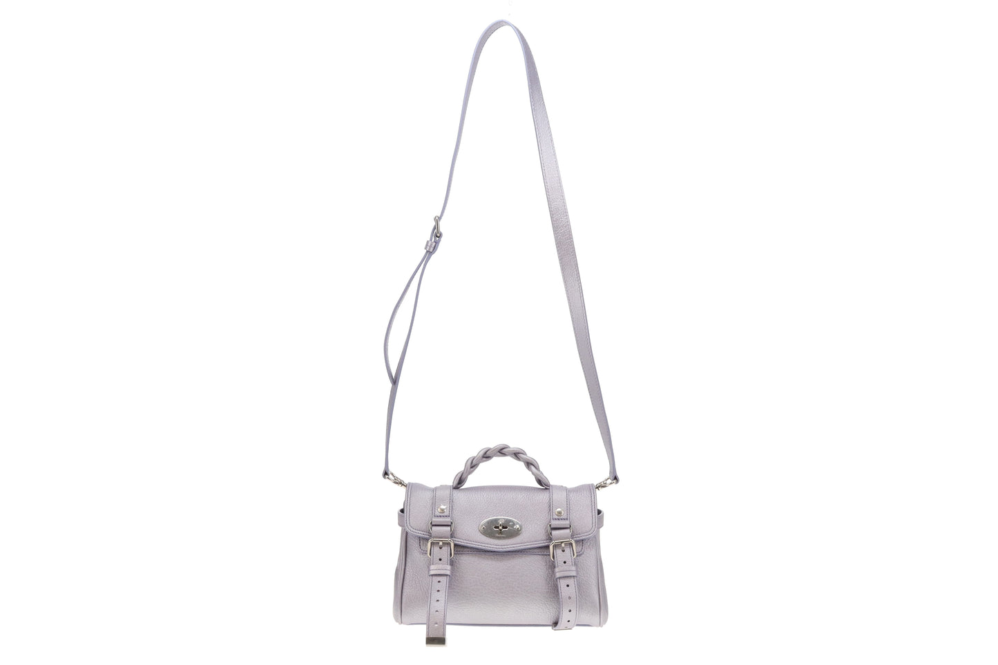 Mulberry Alexa Mini Metallic Lilac Haze