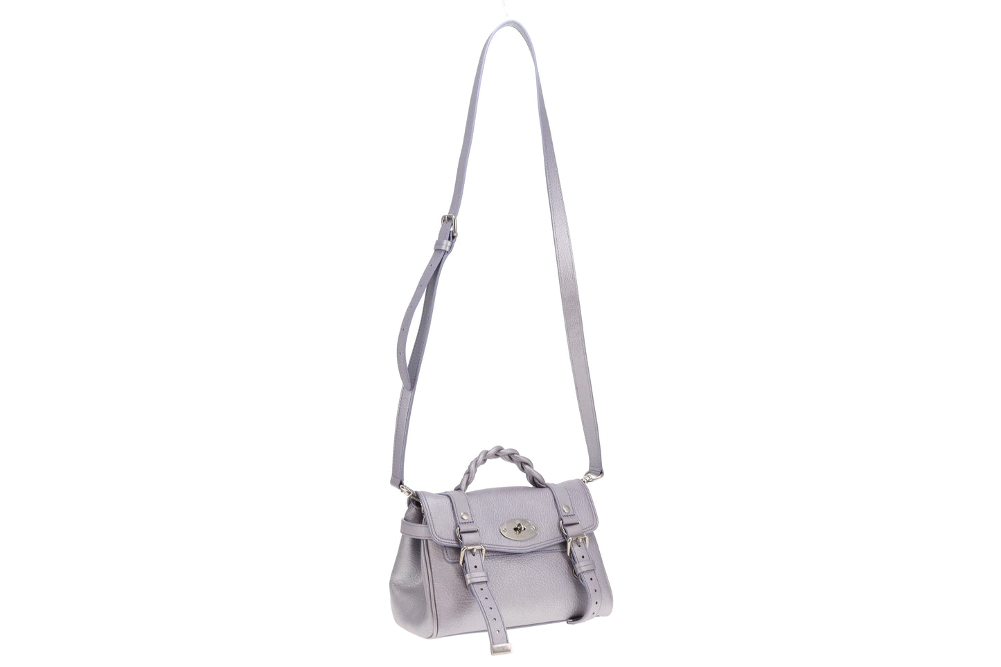 Mulberry Alexa Mini Metallic Lilac Haze