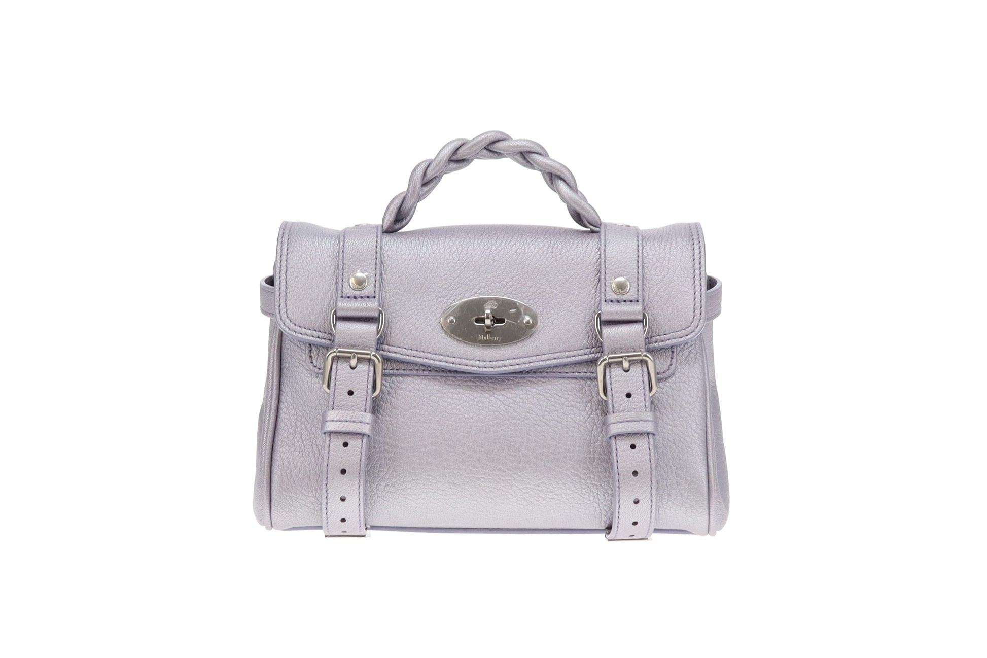 Mulberry Alexa Mini Metallic Lilac Haze