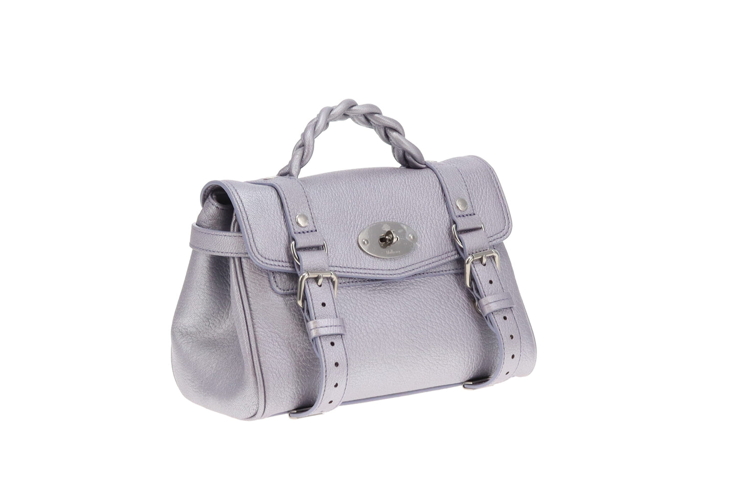 Mulberry Alexa Mini Metallic Lilac Haze