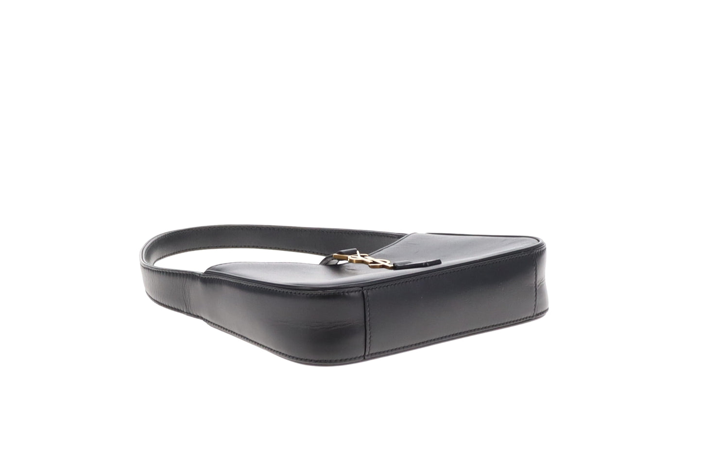 Saint Laurent Le 5 a 7 Mini Black Smooth Leather GHW