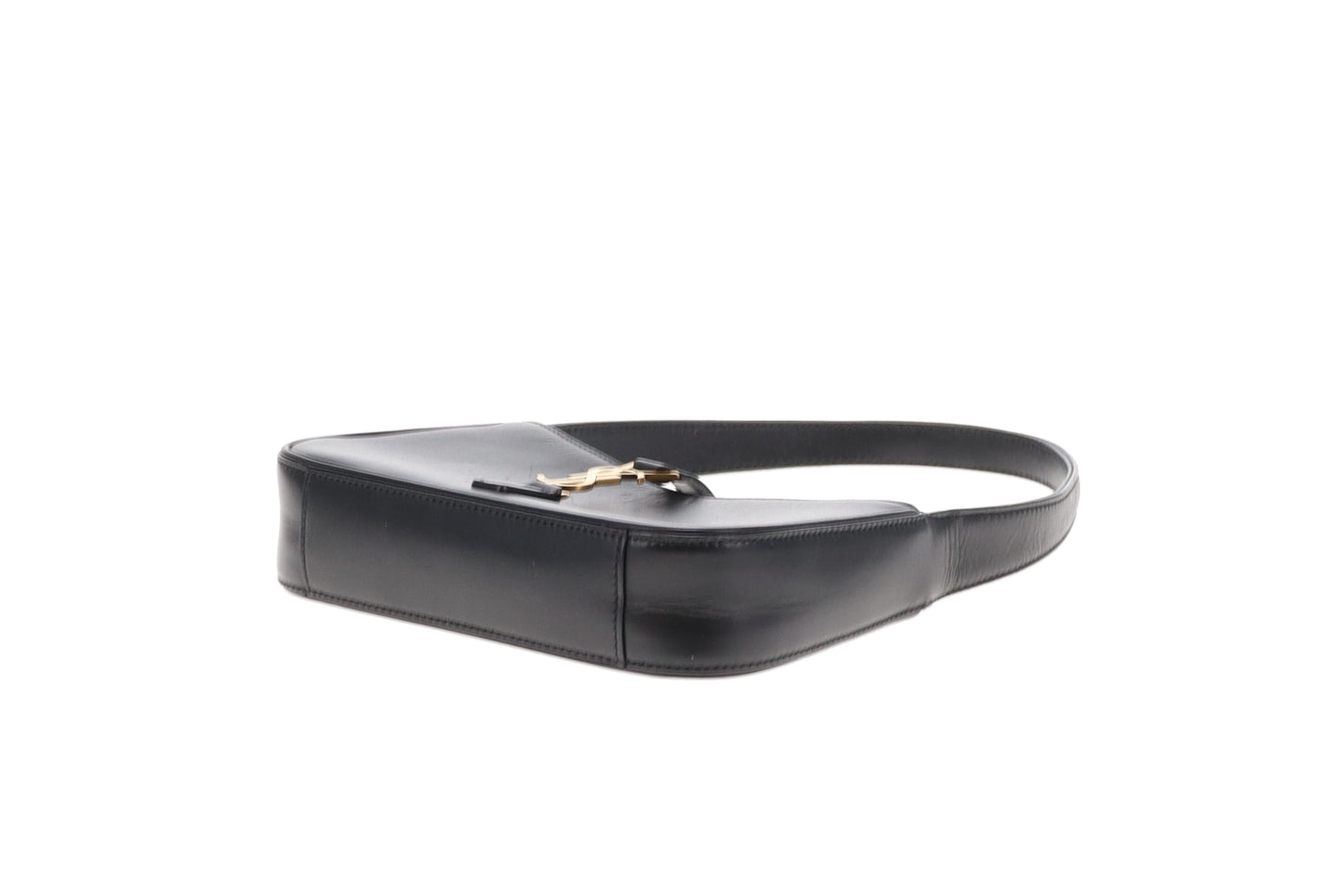 Saint Laurent Le 5 a 7 Mini Black Smooth Leather GHW