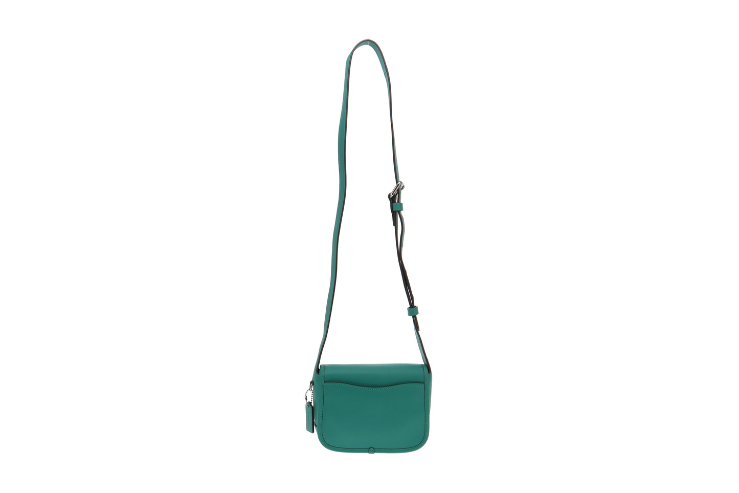 Coach Bright Green Glovetanned Leather Tabby Messenger