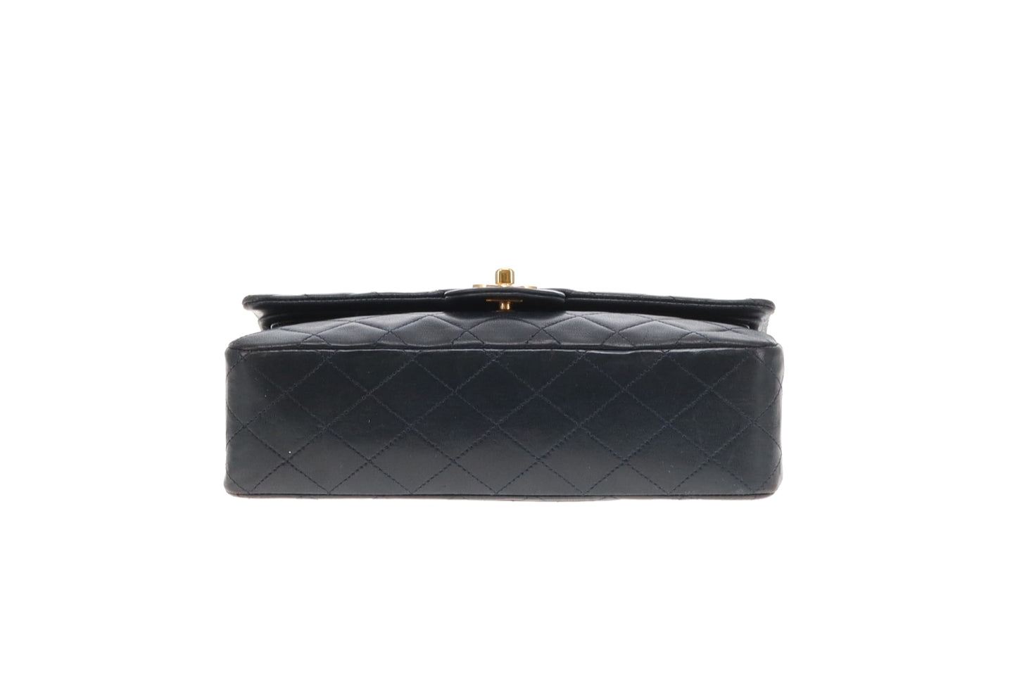Chanel Classic Double Flap Navy Lambskin Vintage 1986/88
