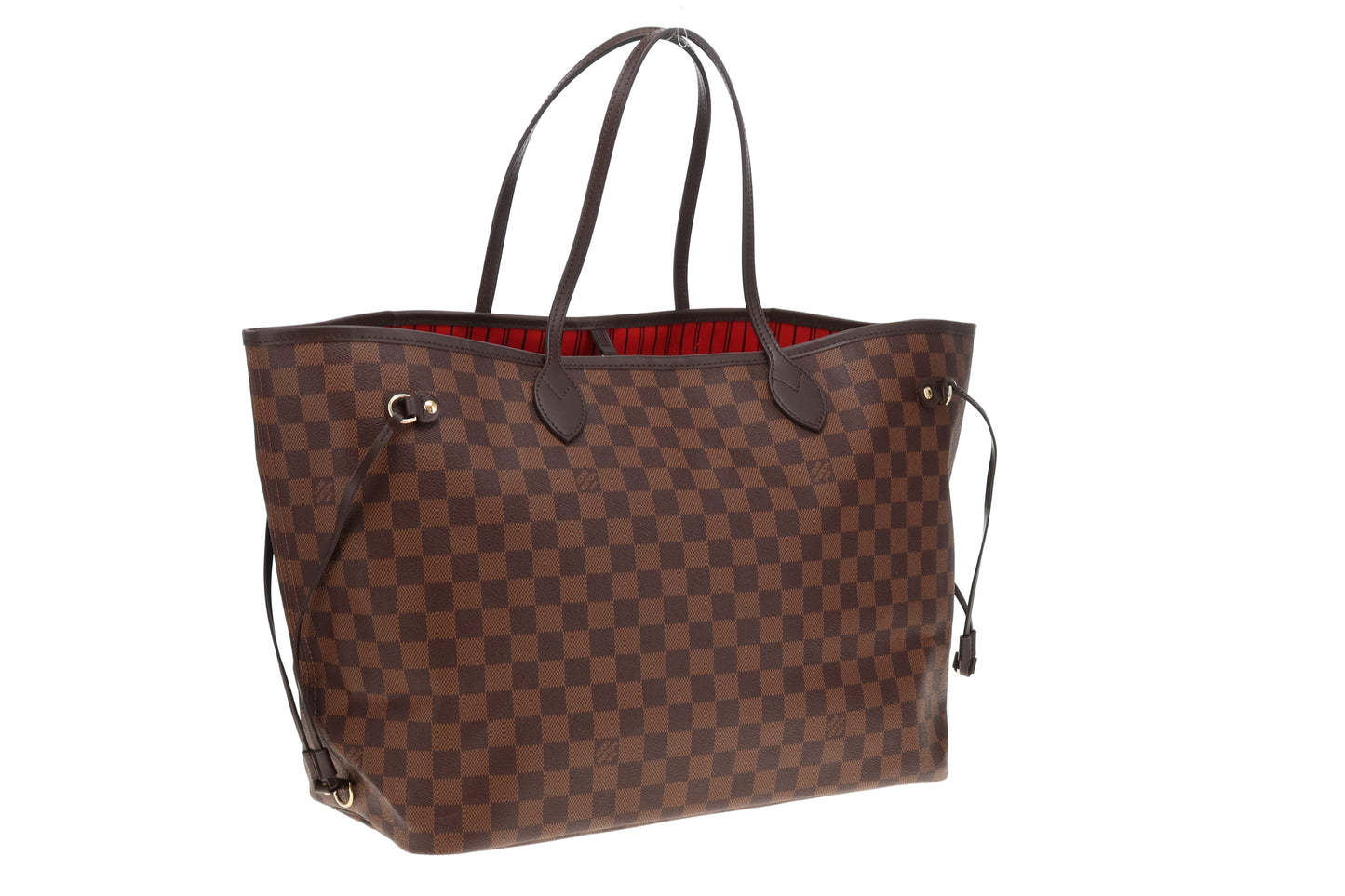Louis Vuitton Neverfull GM with Pochette Classic Damier Ebene (NFID)