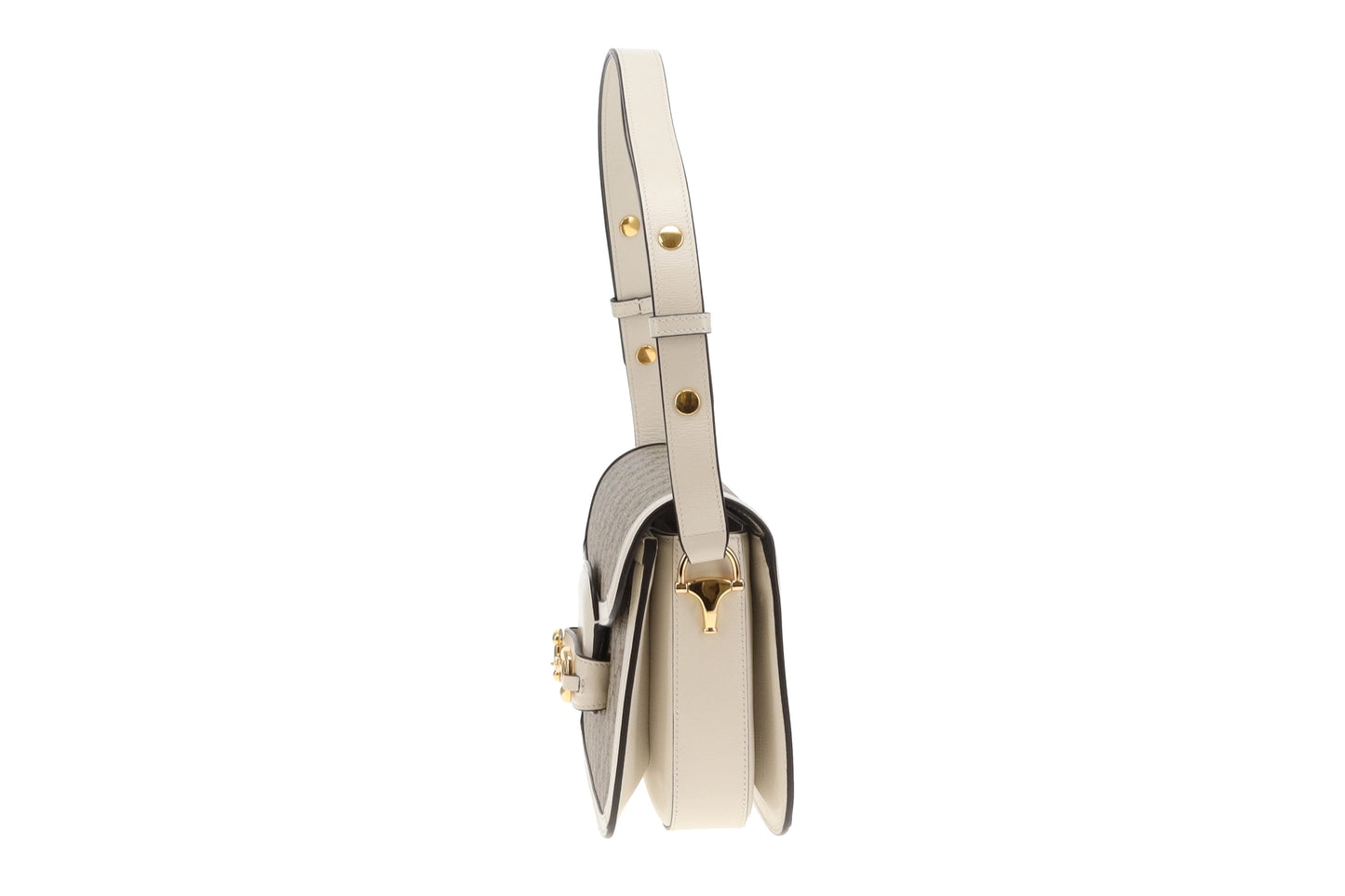 Gucci Horsebit 1955 Medium Shoulder Bag Ivory