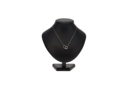 Tiffany & Co 925 Sterling Silver 1837 Interlocking Circles Pendant