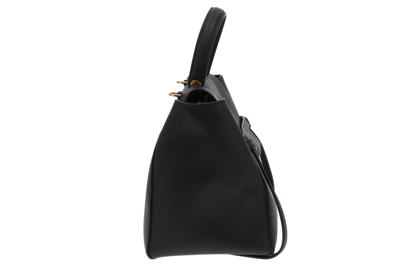 Celine Black Grained Calfskin Mini Belt Bag