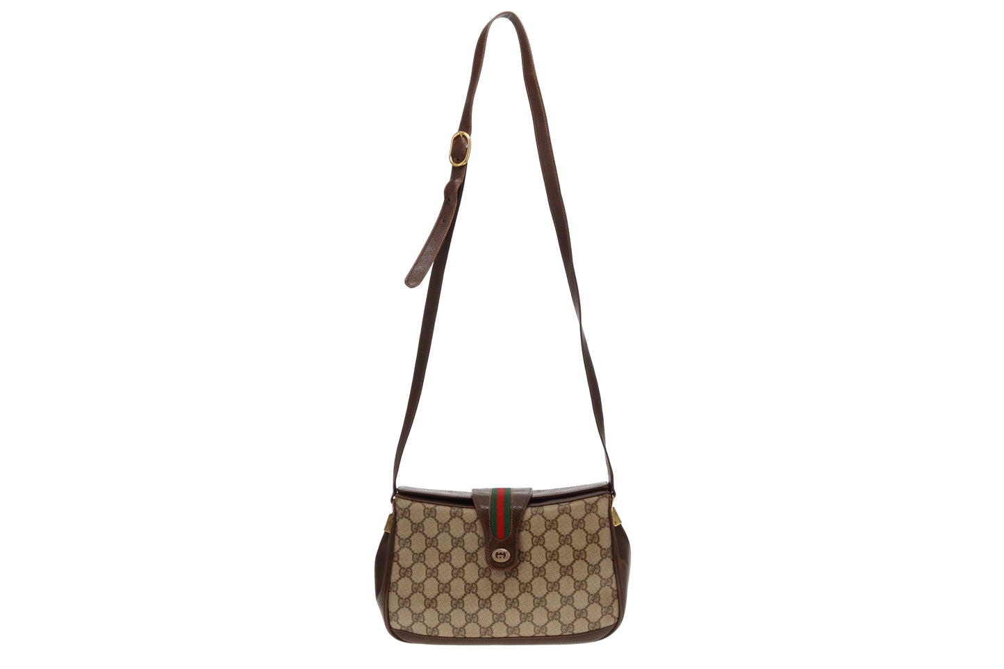 Gucci Vintage Supreme Sherry Line Messenger Bag