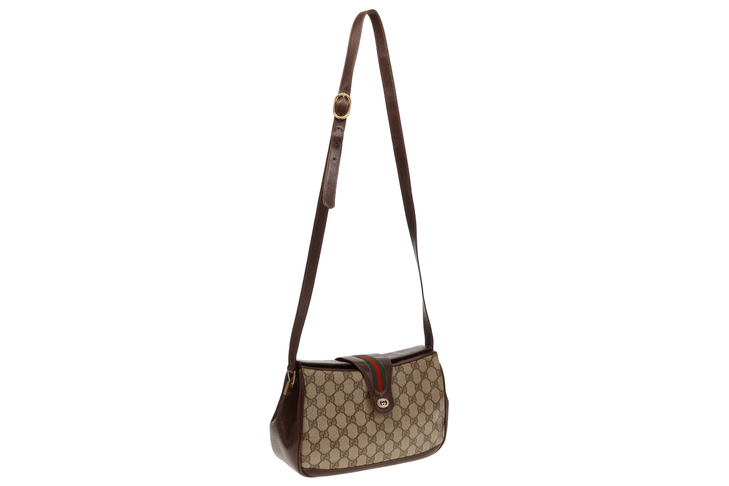 Gucci Vintage Supreme Sherry Line Messenger Bag