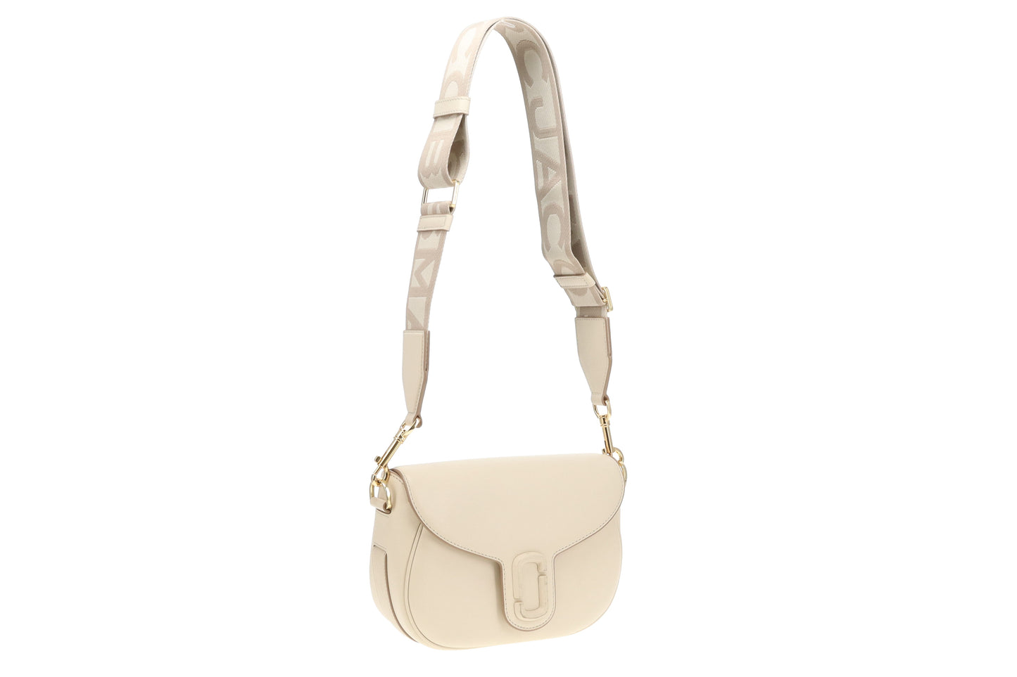 Marc Jacobs The Covered J Mark Saddle Bag Cloud White