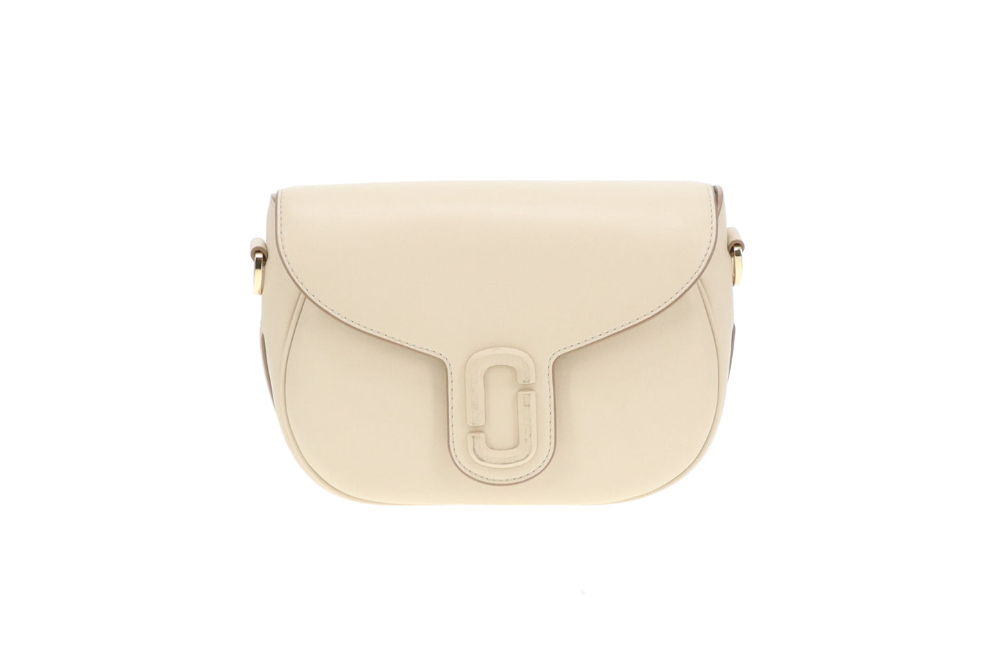 Marc Jacobs The Covered J Mark Saddle Bag Cloud White