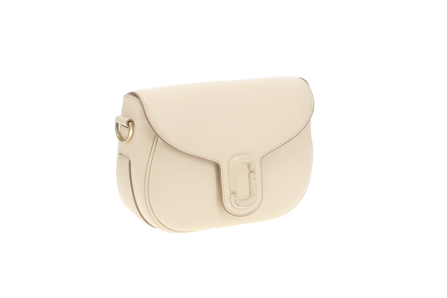 Marc Jacobs The Covered J Mark Saddle Bag Cloud White