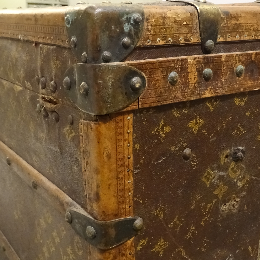 Louis Vuitton Antique Steamer Trunk 1920's - 1930's