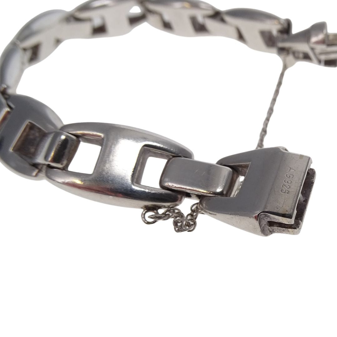 Hermes Casisopee Bracelet Sterling Silver GM