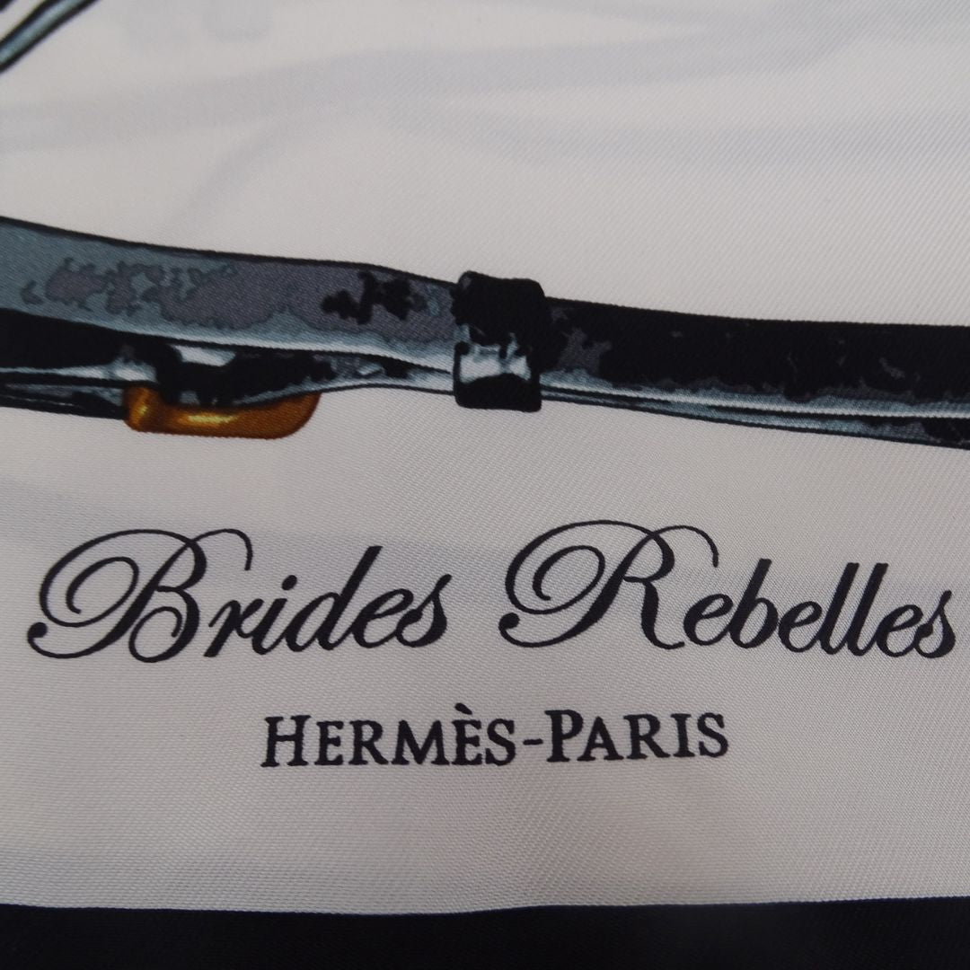 Hermes Brides Rebelles 90cm Silk Scarf