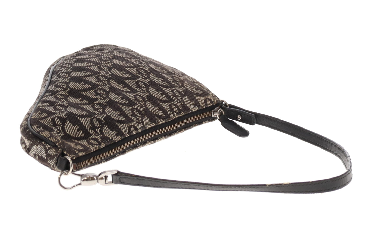 Dior Zipped Saddle Pouch Oblique Canvas Vintage