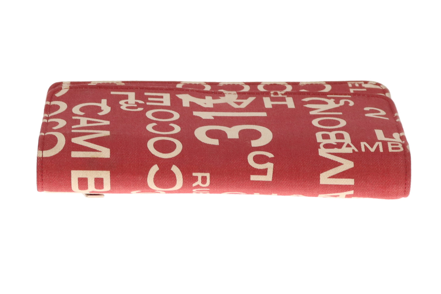 Chanel Wallet On Chain 31 Rue Cambon Red Canvas & Leather 2002/03