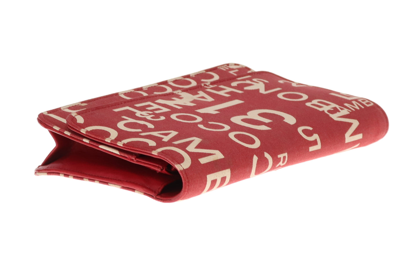 Chanel Wallet On Chain 31 Rue Cambon Red Canvas & Leather 2002/03