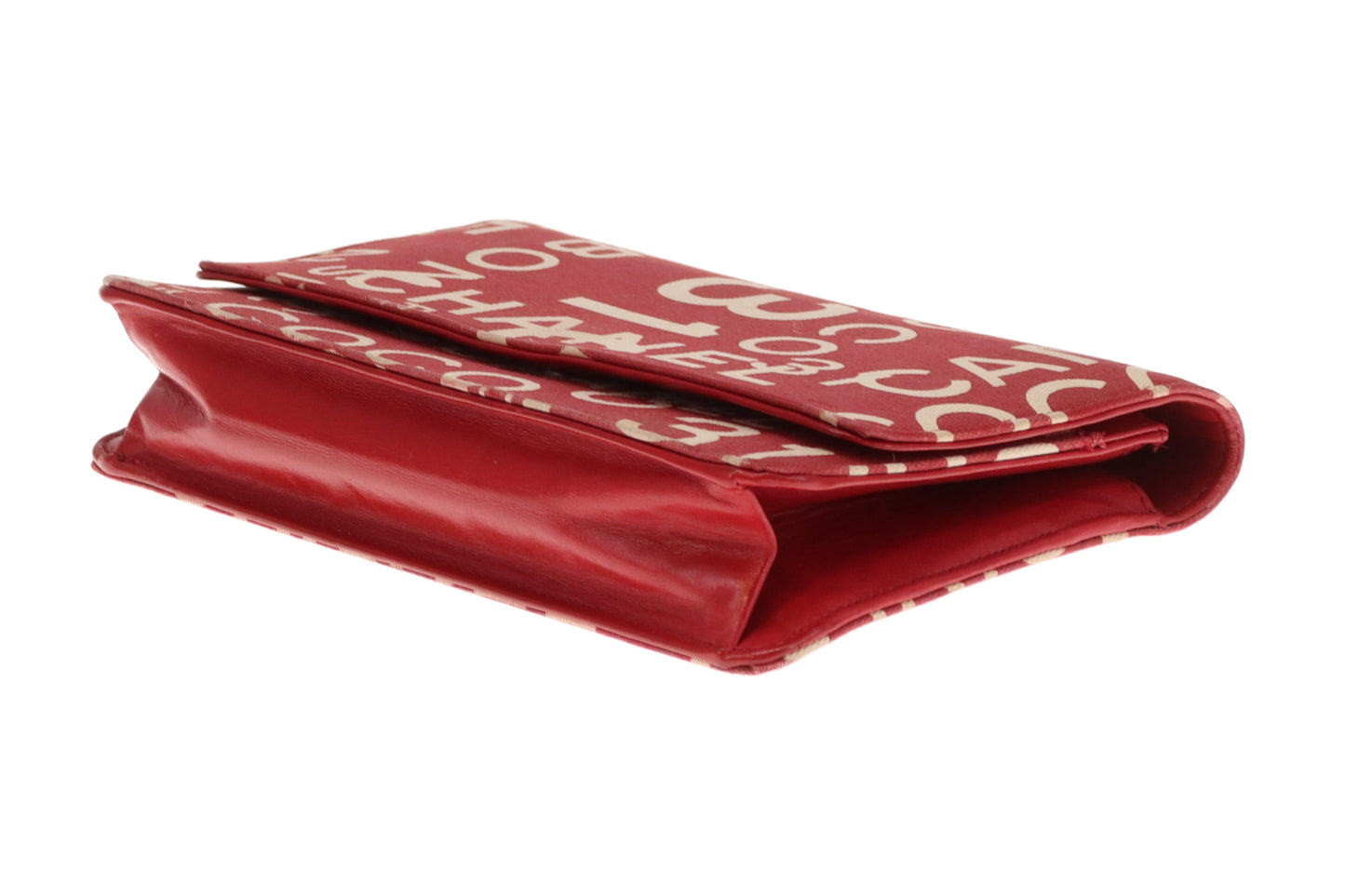 Chanel Wallet On Chain 31 Rue Cambon Red Canvas & Leather 2002/03