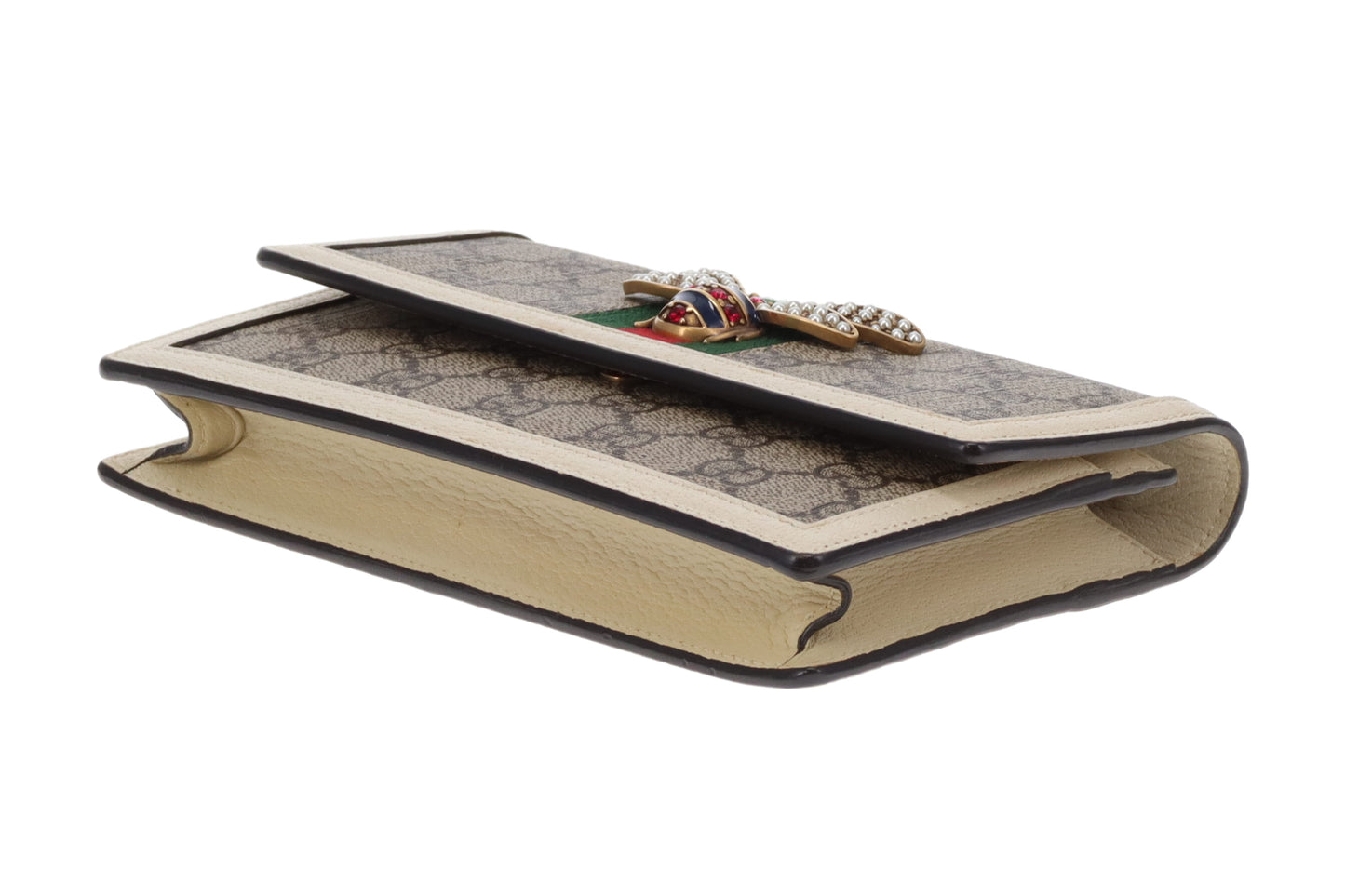 Gucci Queen Margaret Wallet On Chain GG Supreme