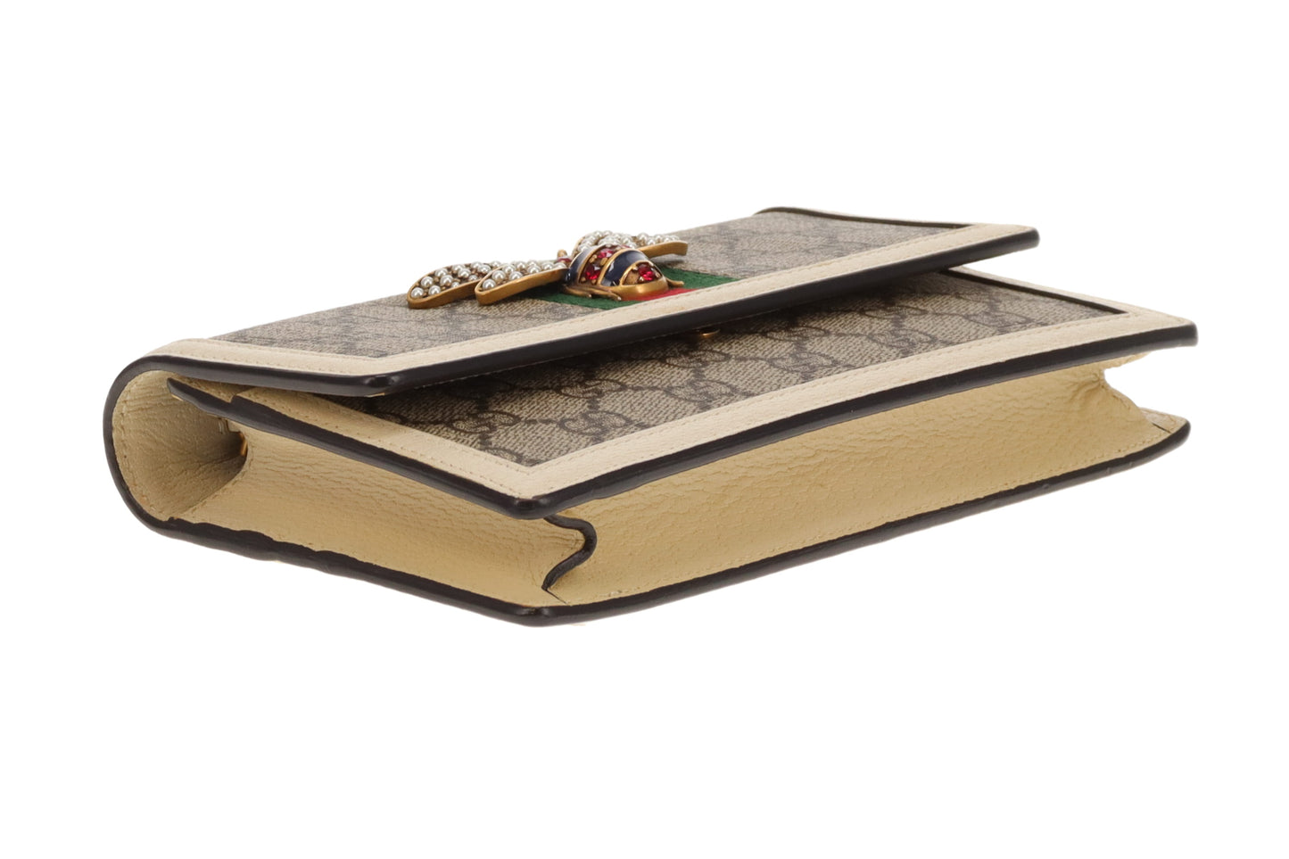 Gucci Queen Margaret Wallet On Chain GG Supreme