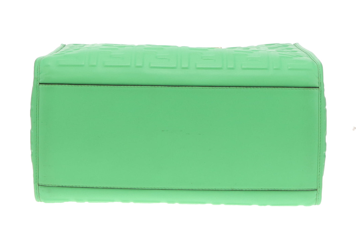 Fendi Edamame Green FF Leather Sunshine Tote