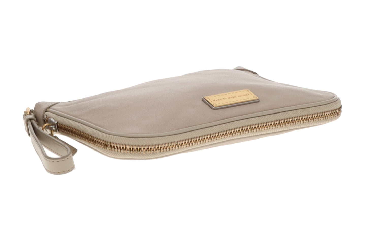 Marc By Marc Jacobs Washed Up Zip Clutch Uniform Taupe