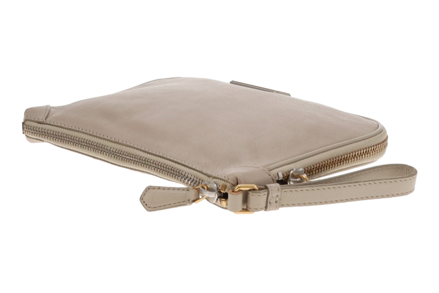 Marc By Marc Jacobs Washed Up Zip Clutch Uniform Taupe