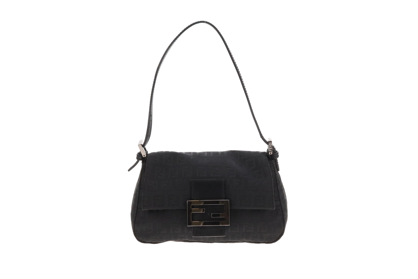 Fendi Mini Mamma Baguette Black Zucchino
