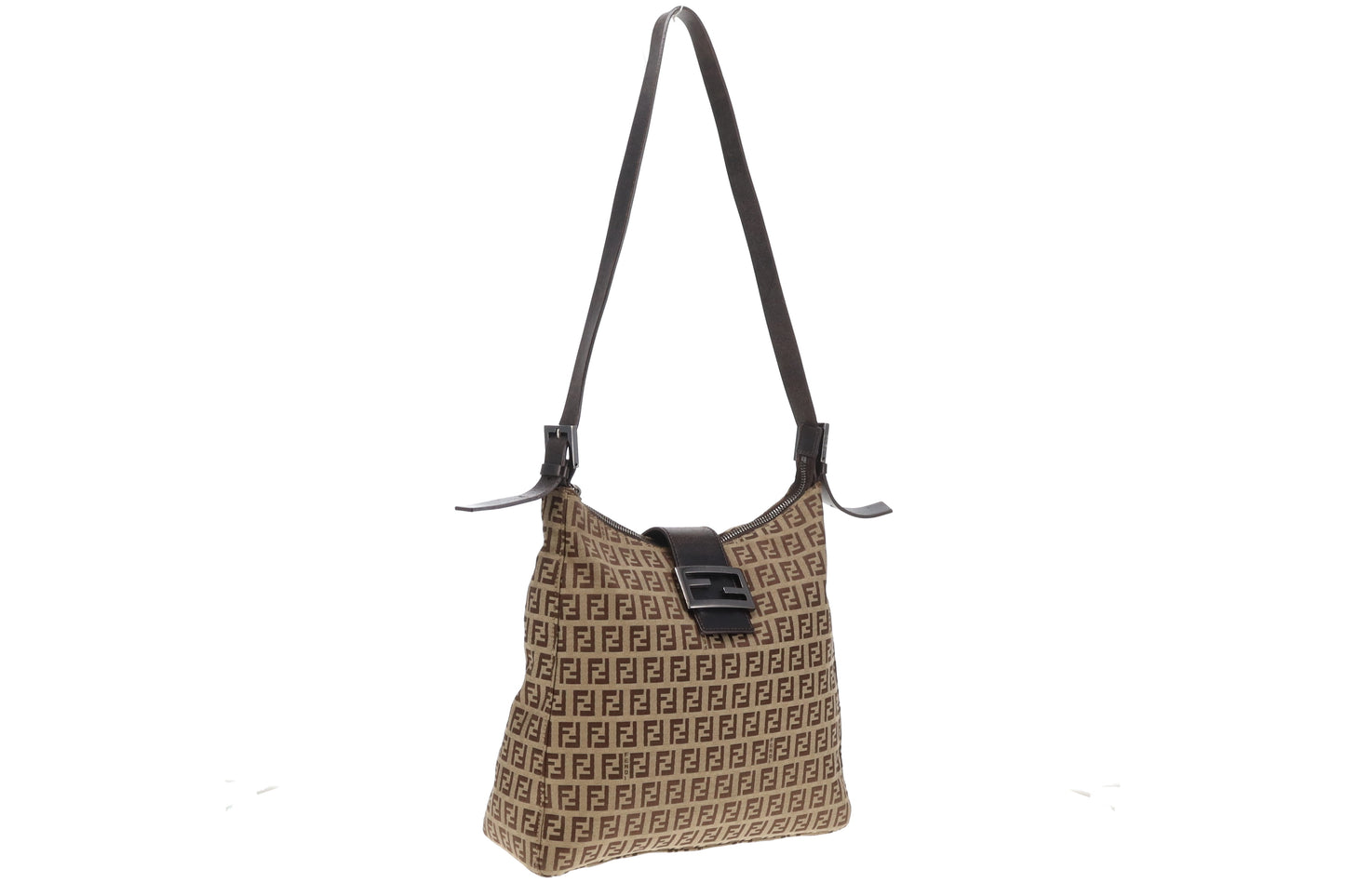 Fendi Messenger Beige/Brown Zucchino