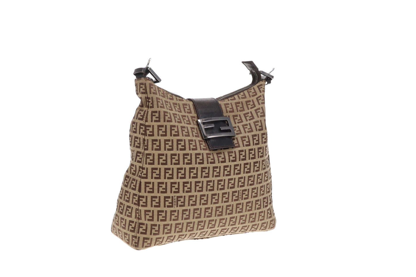 Fendi Messenger Beige/Brown Zucchino