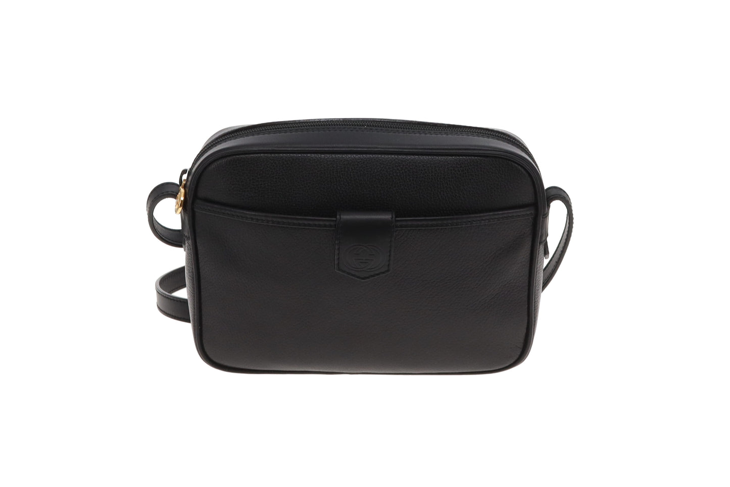 Gucci Crossbody Vintage Black Leather