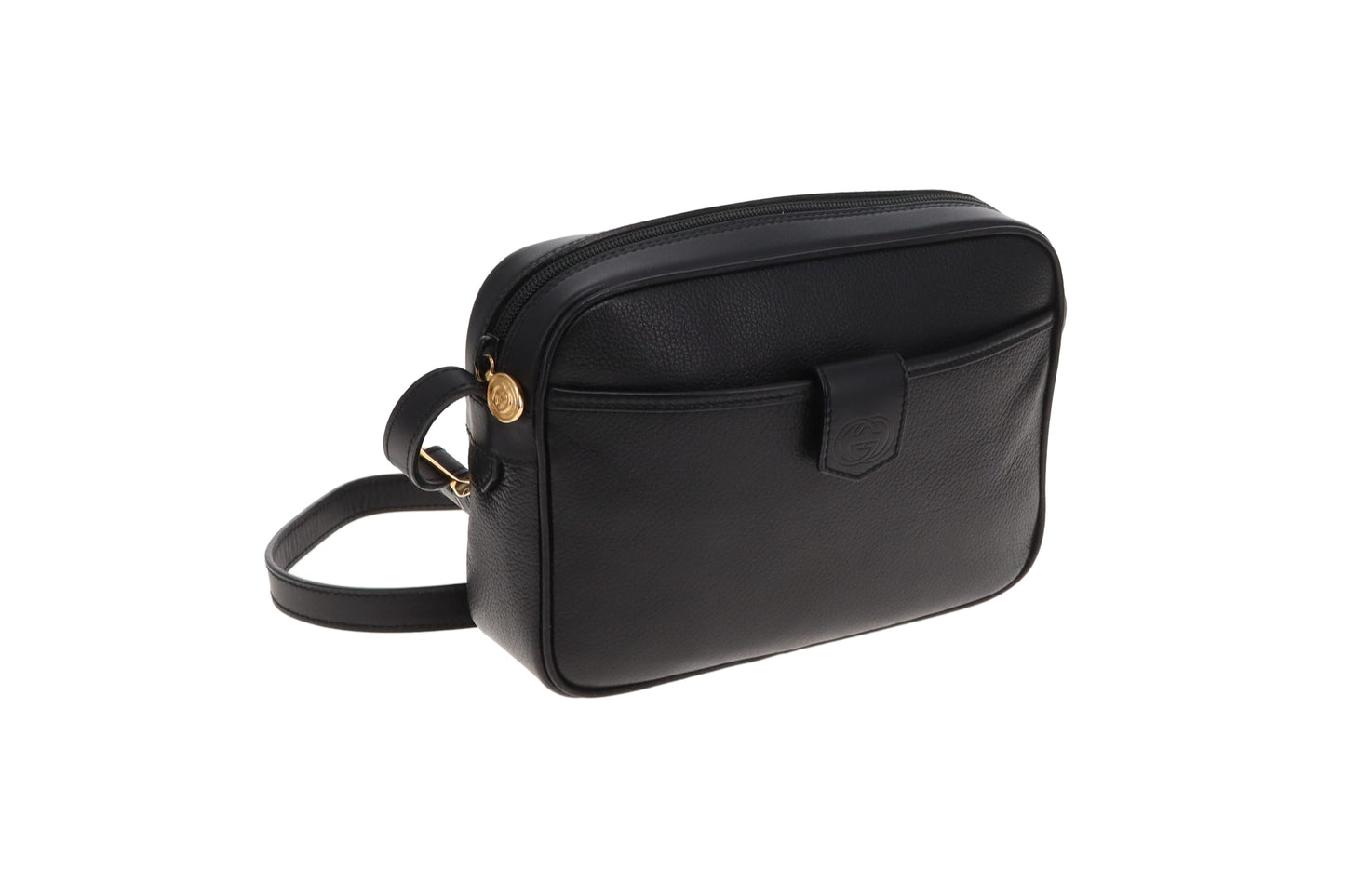 Gucci Crossbody Vintage Black Leather