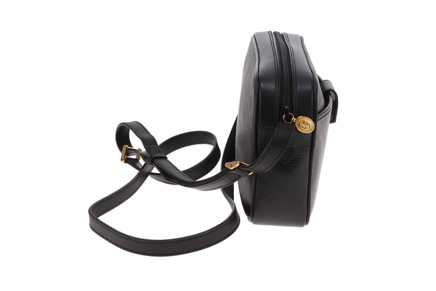 Gucci Crossbody Vintage Black Leather