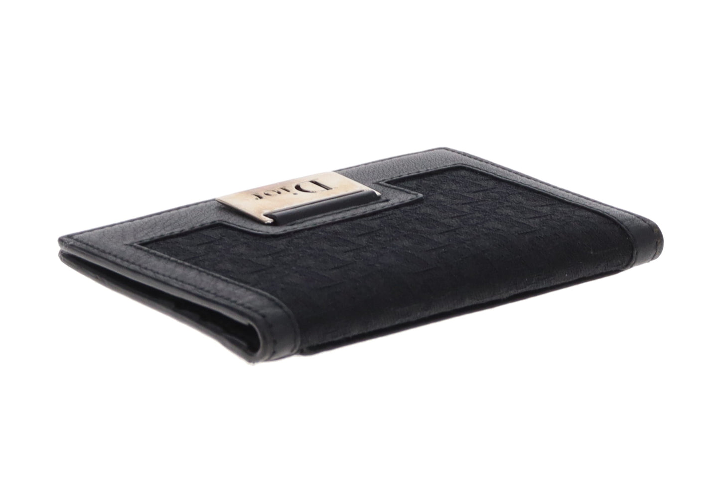 Dior Flap Card Holder Black Oblique