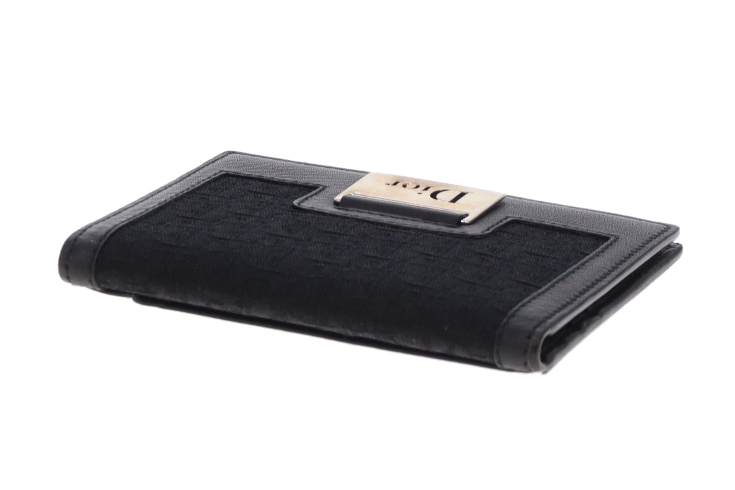 Dior Flap Card Holder Black Oblique