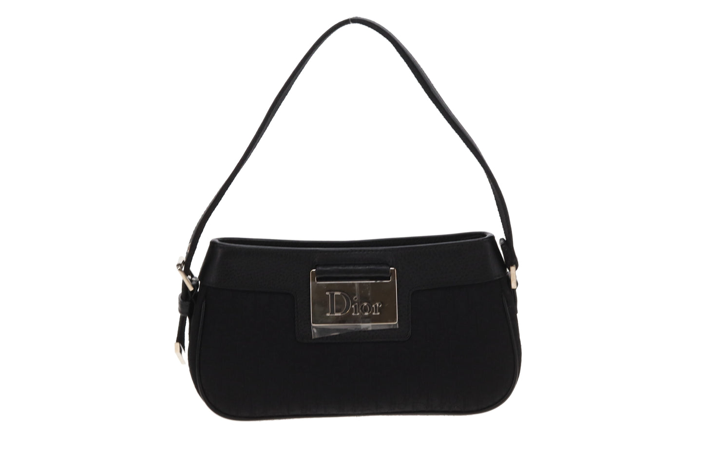 Dior Street Chic Shoulder Bag Black Oblique 2005