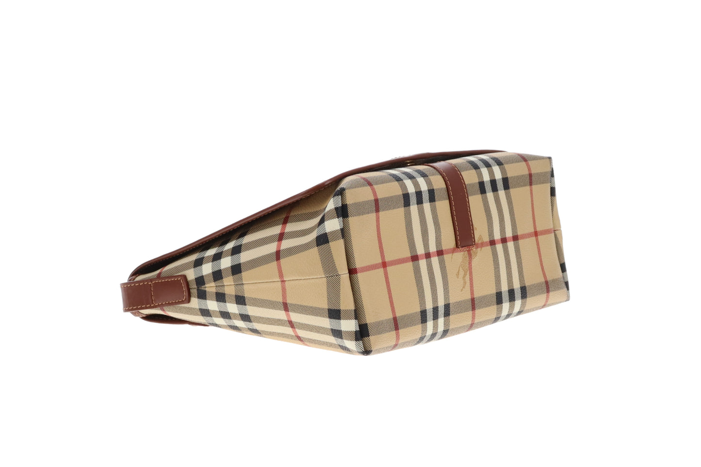 Burberry Flap Messenger Check Canvas