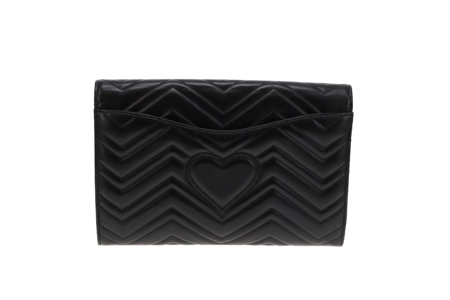 Gucci Marmont Clutch Bag Black GHW