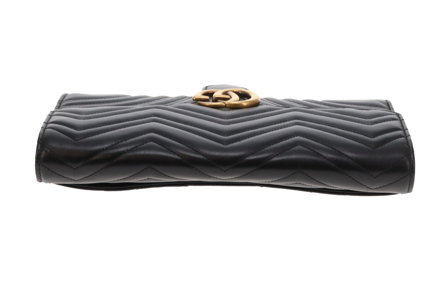 Gucci Marmont Clutch Bag Black GHW