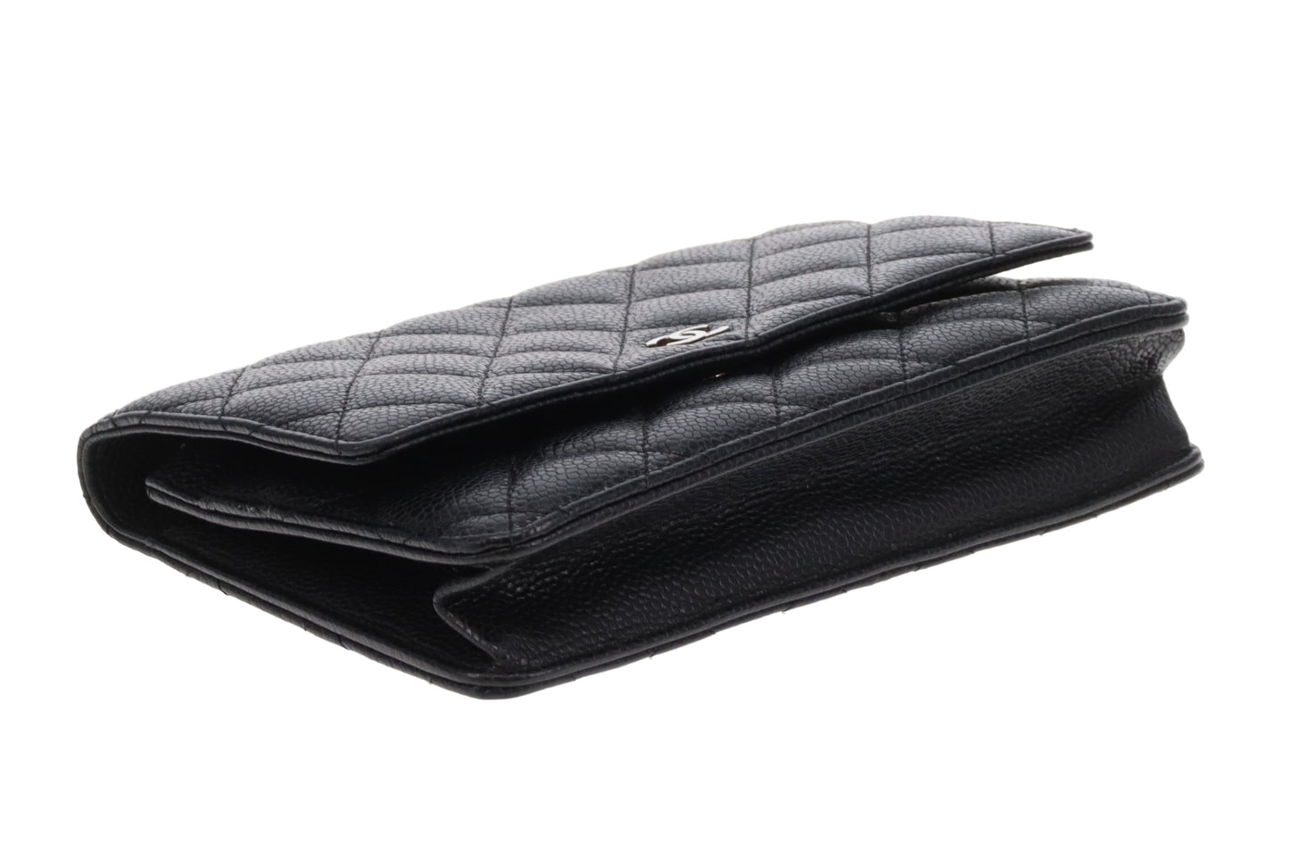 Chanel Wallet on Chain Classic Black Caviar Silver HW 2014/15