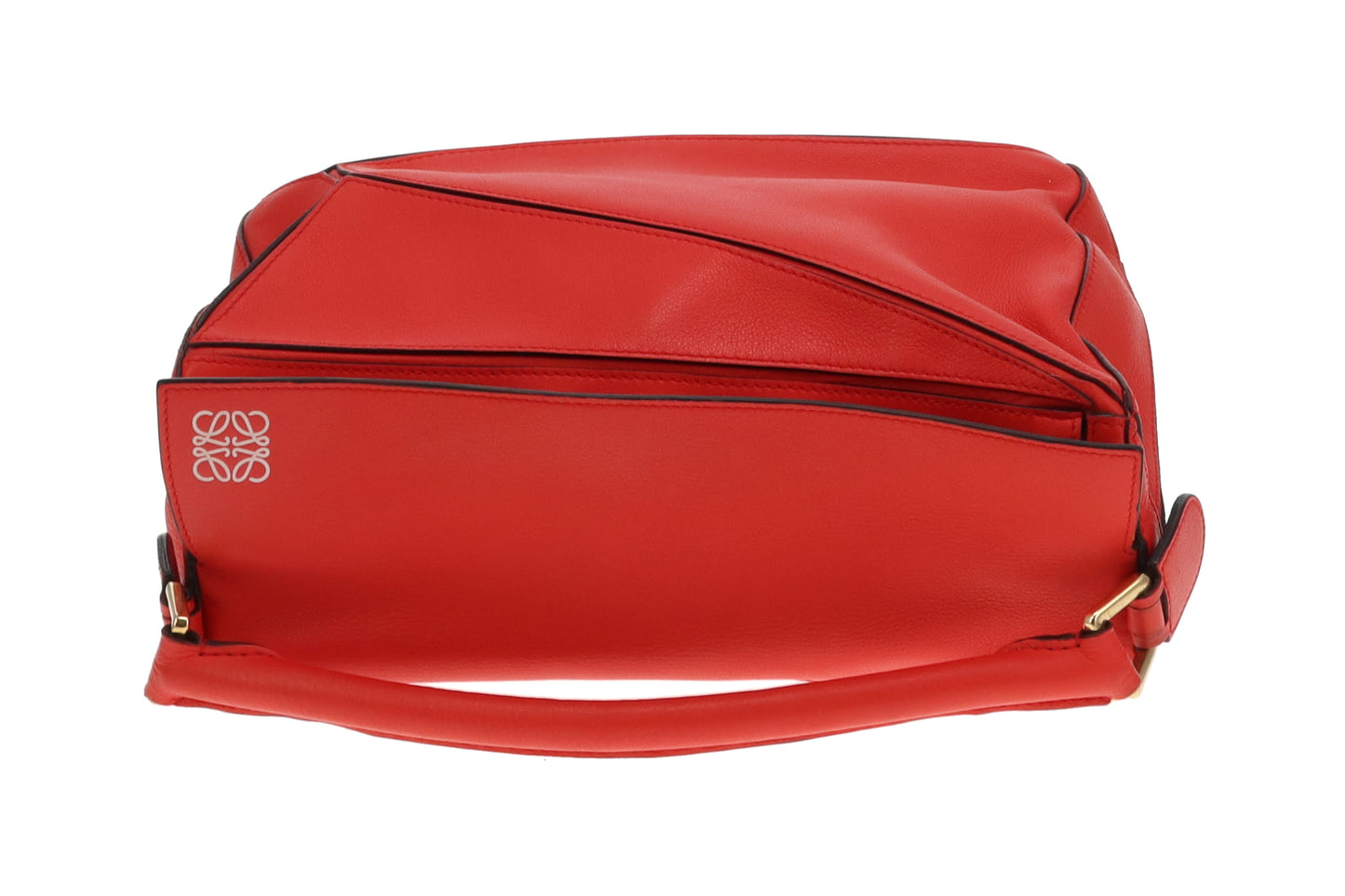 Loewe Puzzle Bag Red Medium